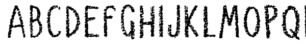 Very Simple Chalk font preview